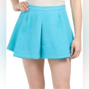 Zara Aqua Pleaded Skort